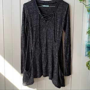 Maurices XS lace up long sleeve